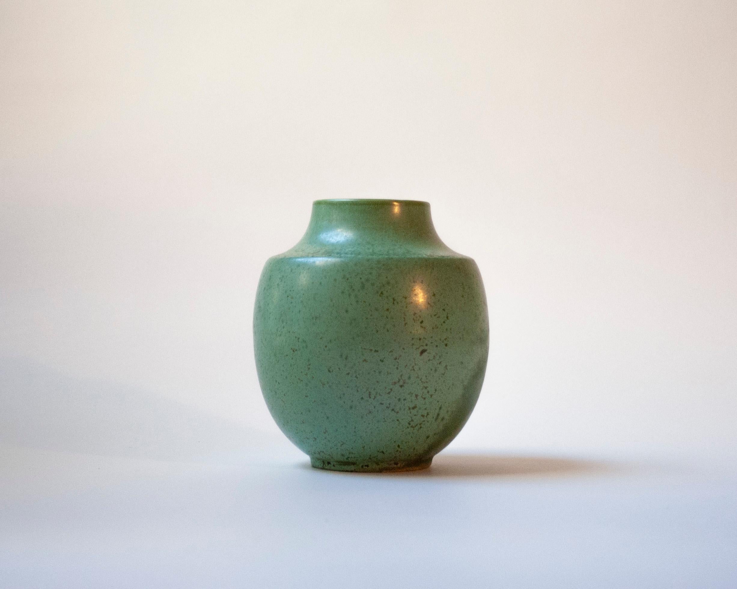 Glazed Ceramic Vase by Arthur Percy for Gefle, Sweden, c. 1950 en vente 2