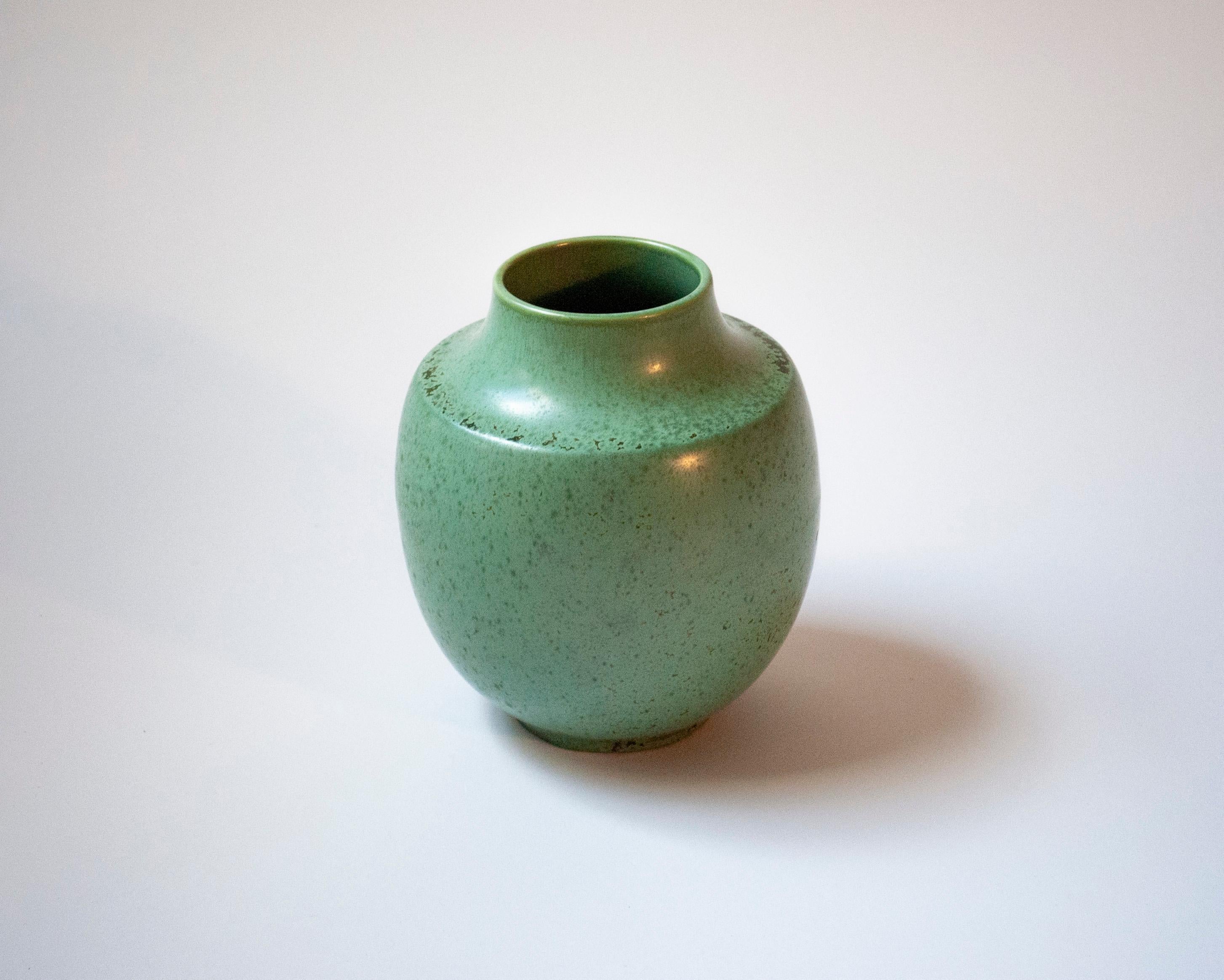 Glazed Ceramic Vase by Arthur Percy for Gefle, Sweden, c. 1950 en vente 3