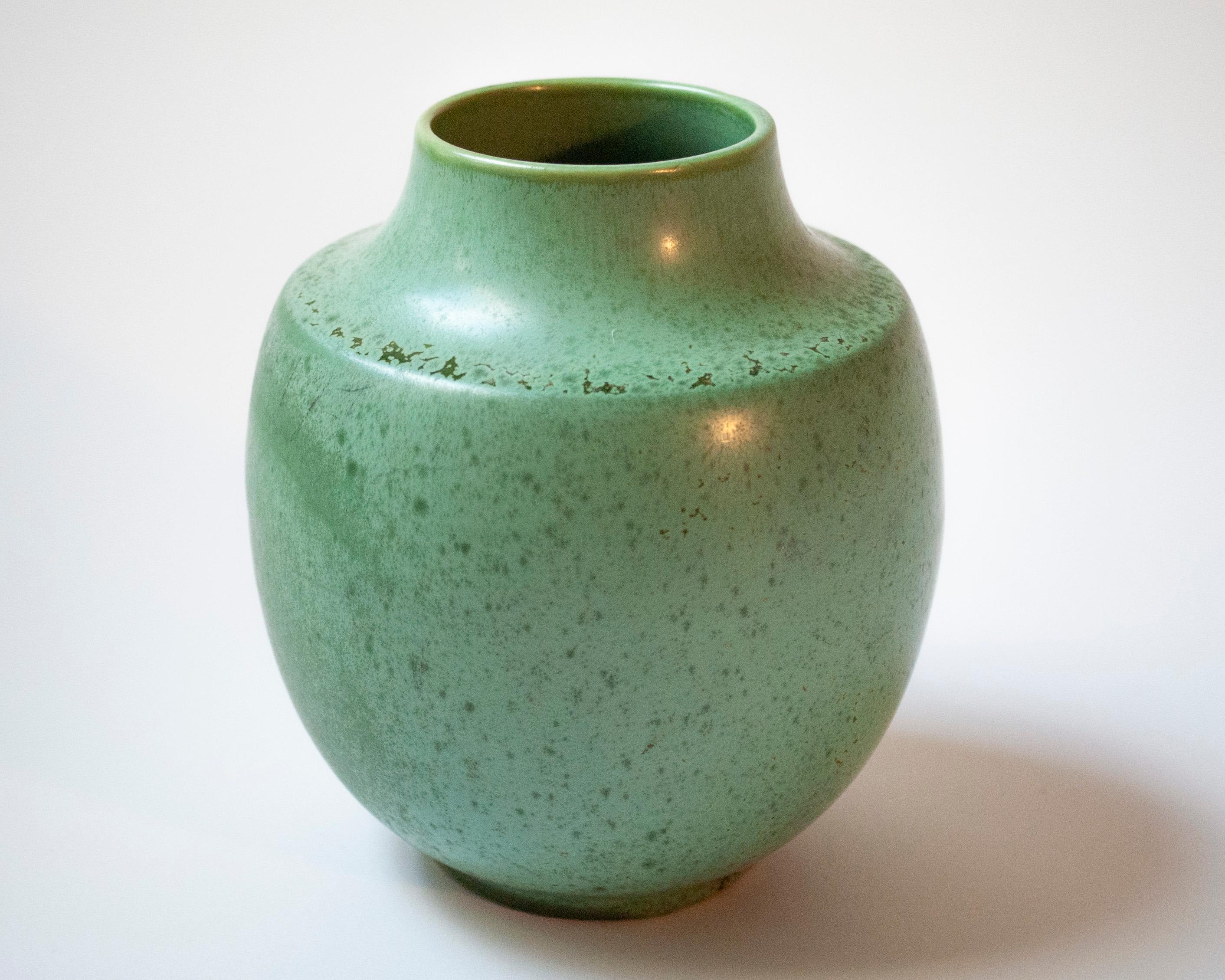 Glazed Ceramic Vase by Arthur Percy for Gefle, Sweden, c. 1950 en vente 5