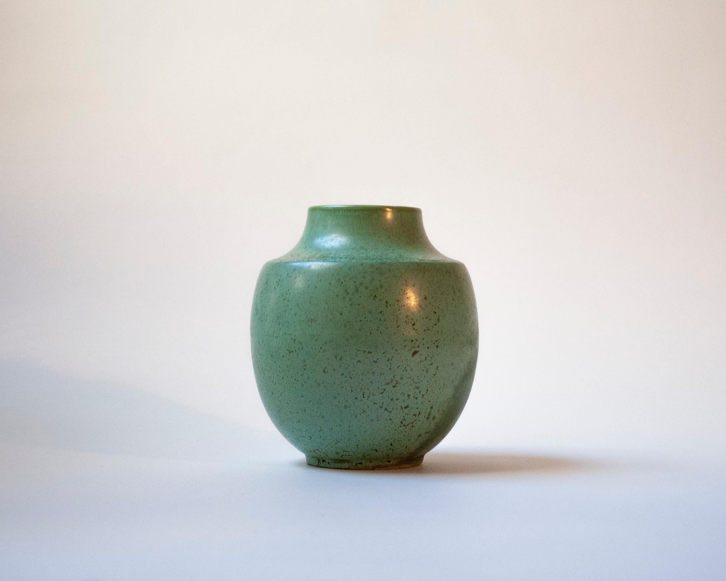 Vernissé Glazed Ceramic Vase by Arthur Percy for Gefle, Sweden, c. 1950 en vente