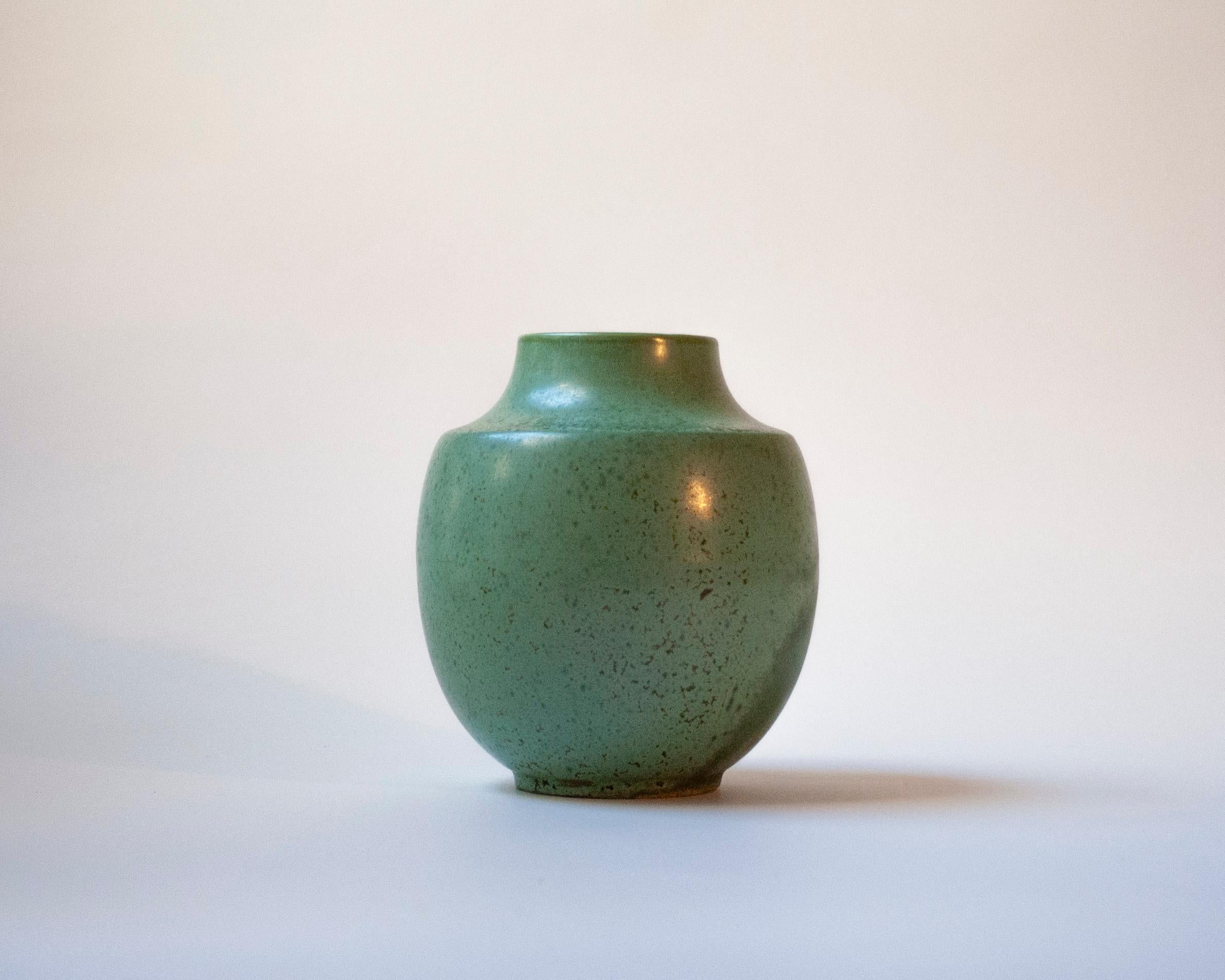 Glazed Ceramic Vase by Arthur Percy for Gefle, Sweden, c. 1950 en vente 1