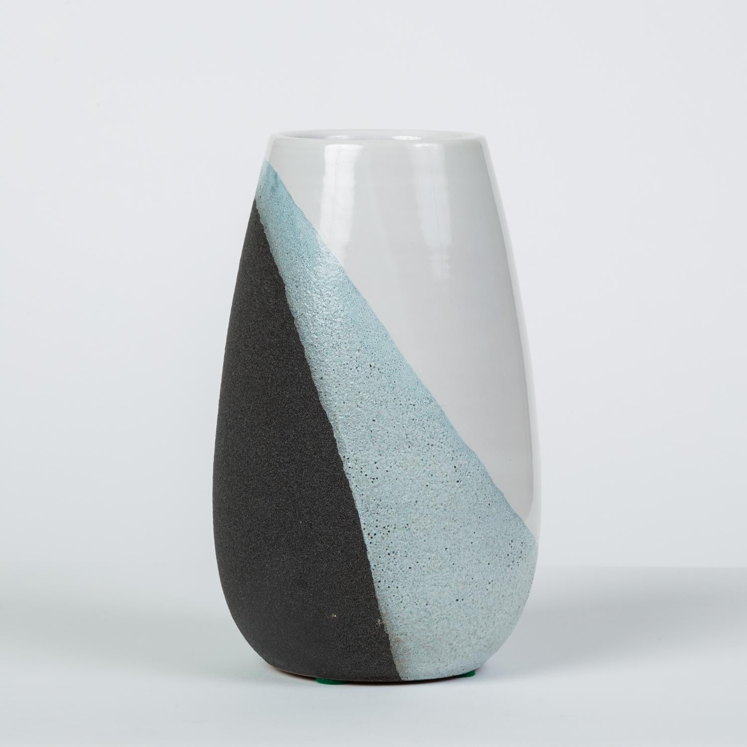 Italian Glazed Ceramic Vase by Ettore Sottsass for Bitossi