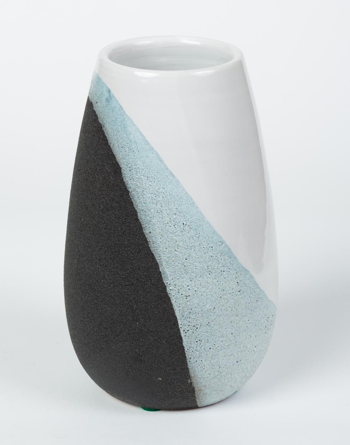 Stoneware Glazed Ceramic Vase by Ettore Sottsass for Bitossi