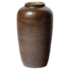 Vaso in ceramica smaltata di Lucien Arnaud, 1920 circa.
