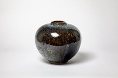 Glazed ceramic vase by Michel Lanos