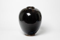 Glazed ceramic vase by Michel Lanos