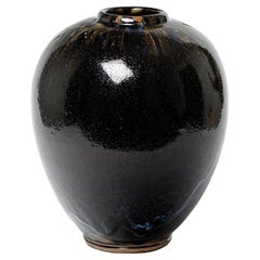 Glazed ceramic vase by Michel Lanos Glazed ceramic vase by Michel Lanos