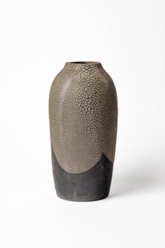 Glazed ceramic vase by Michel Pointu, circa 1950.
