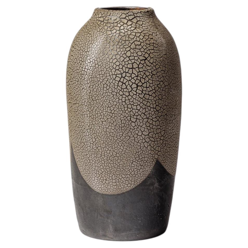 Glazed ceramic vase by Michel Pointu, circa 1950. For Sale