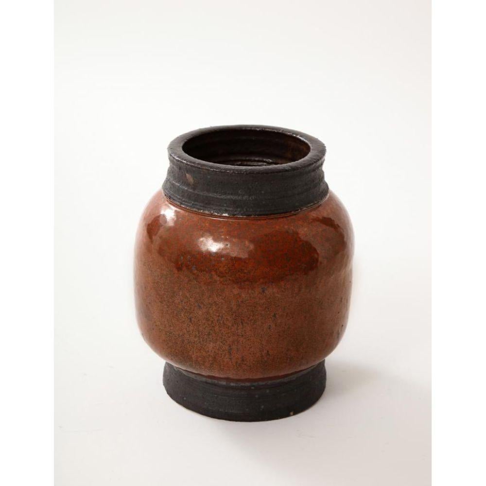 Glazed Ceramic Vase by Roger Capron, France, 20th C.

