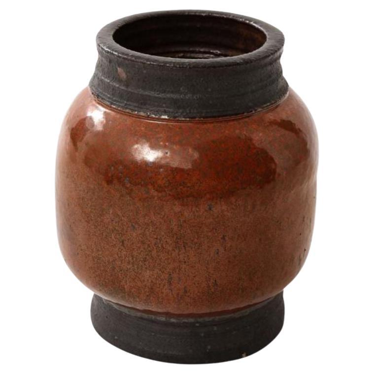 Glazed Ceramic Vase by Roger Capron, 20th Century