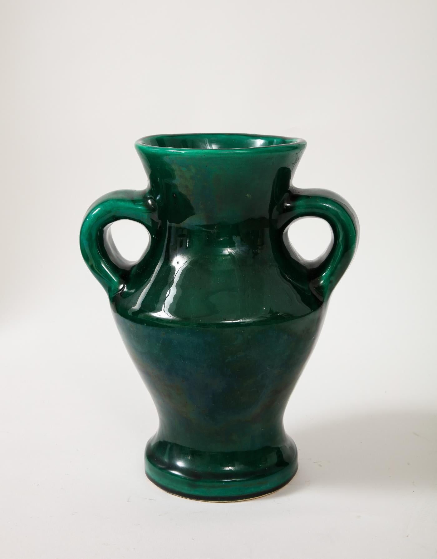 20th Century Glazed Ceramic Vase by Roger Capron, c. 1960 For Sale