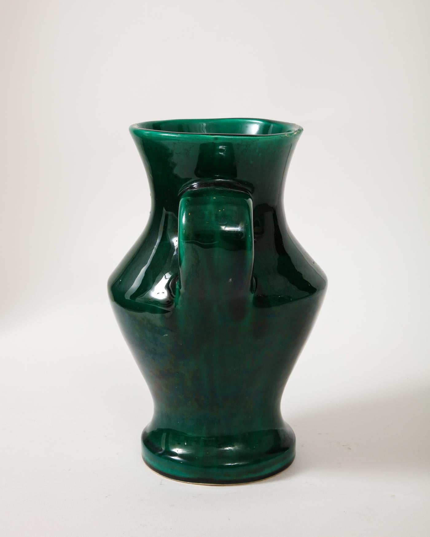 Glazed Ceramic Vase by Roger Capron, c. 1960 For Sale 1