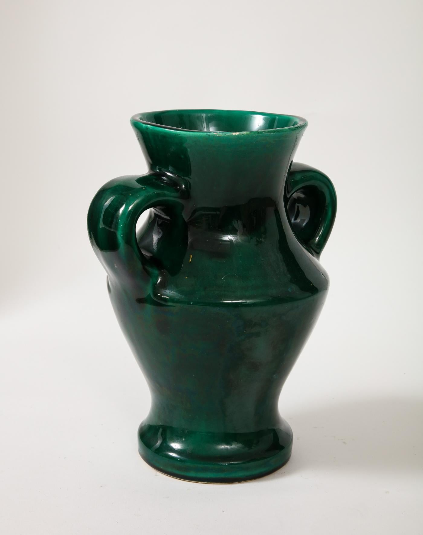 Glazed Ceramic Vase by Roger Capron, c. 1960 For Sale 2