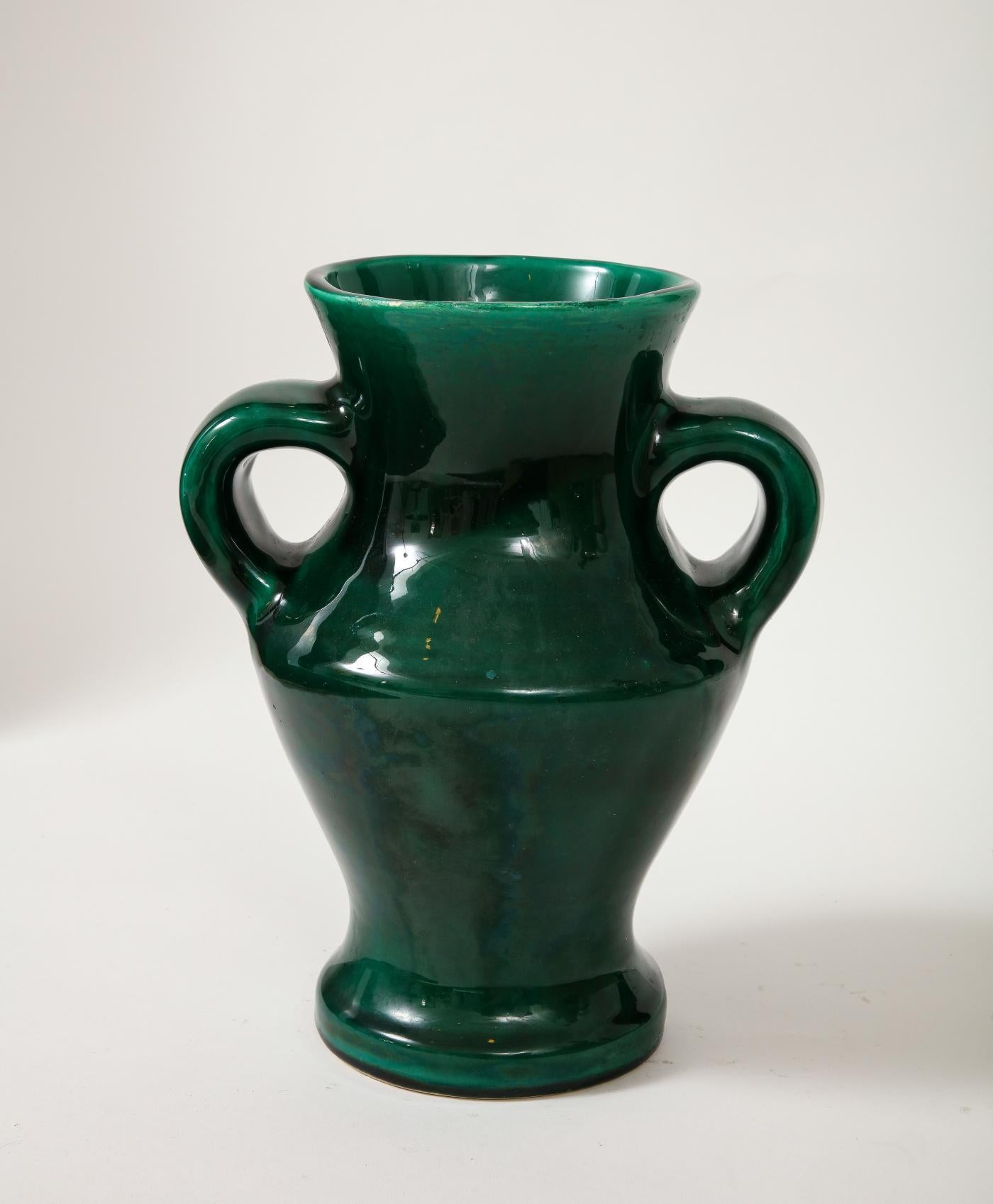 Glazed Ceramic Vase by Roger Capron, c. 1960 For Sale 3
