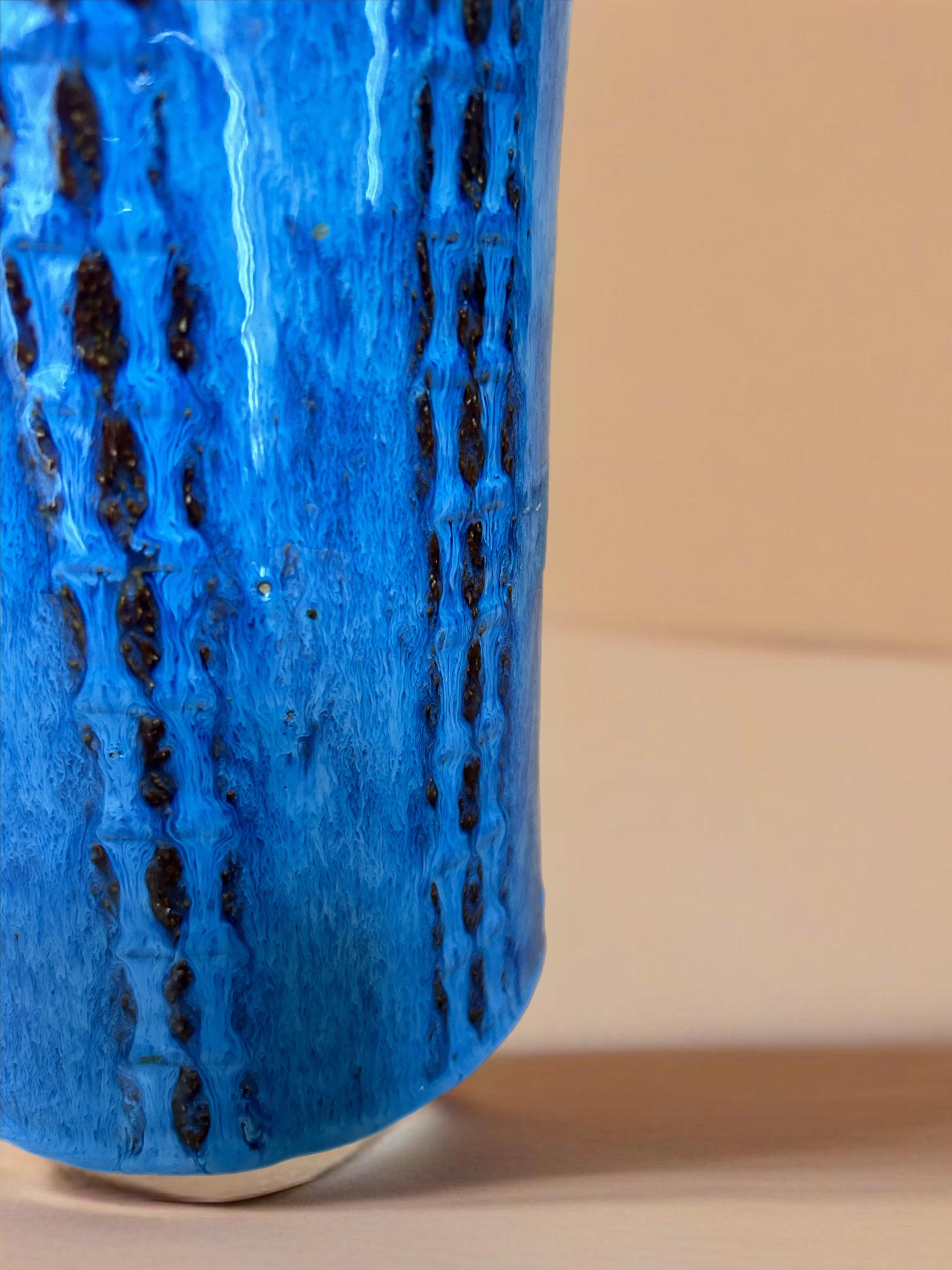 Glazed Ceramic Vase by Søholm Stentøj, Denmark, 1960s For Sale 1