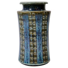 Glazed Ceramic Vase by Søholm Stentøj, Denmark, 1960s