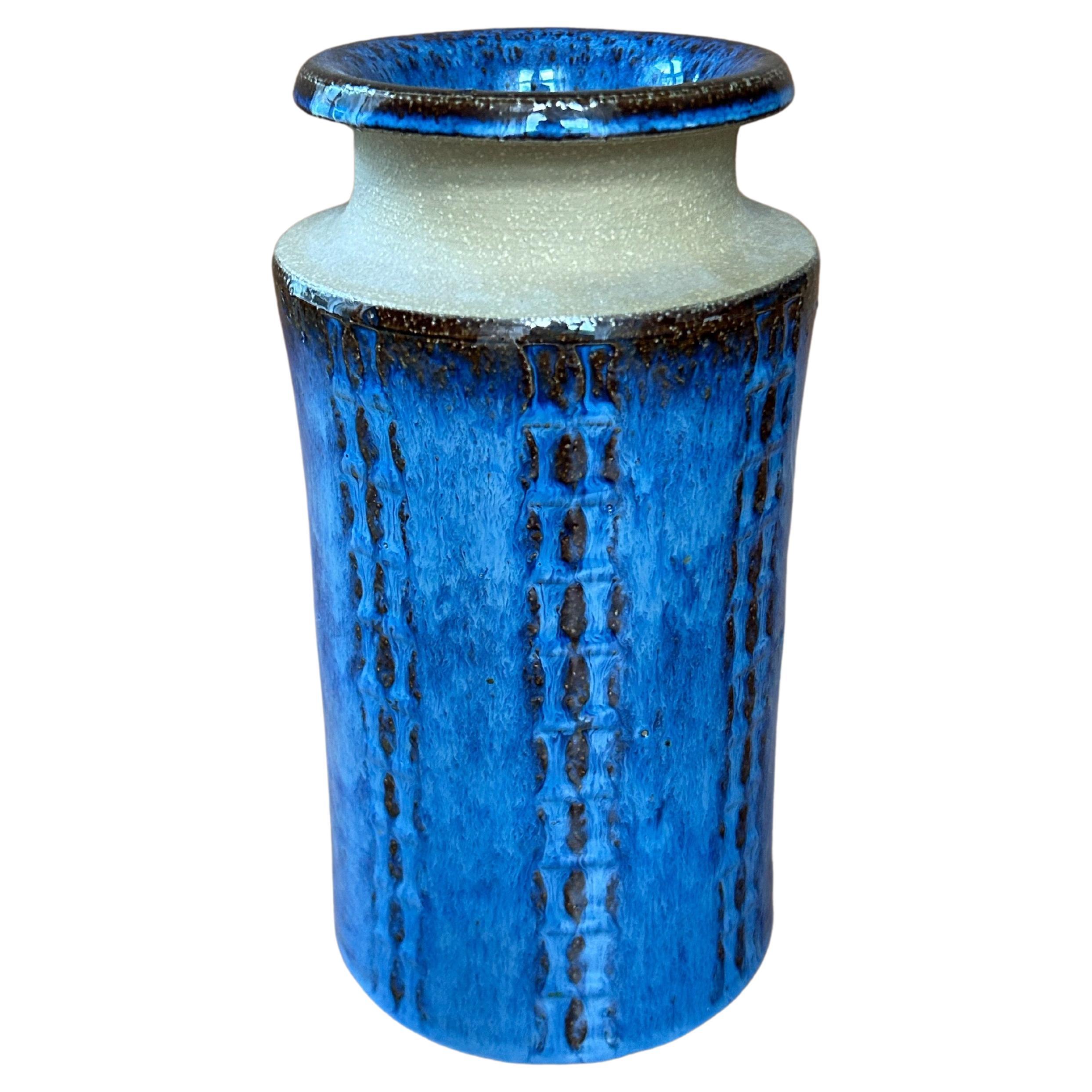 Glazed Ceramic Vase by Søholm Stentøj, Denmark, 1960s
