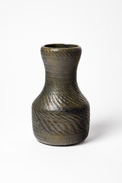Vaso in ceramica smaltata di Théo Perrot, 1920 circa.