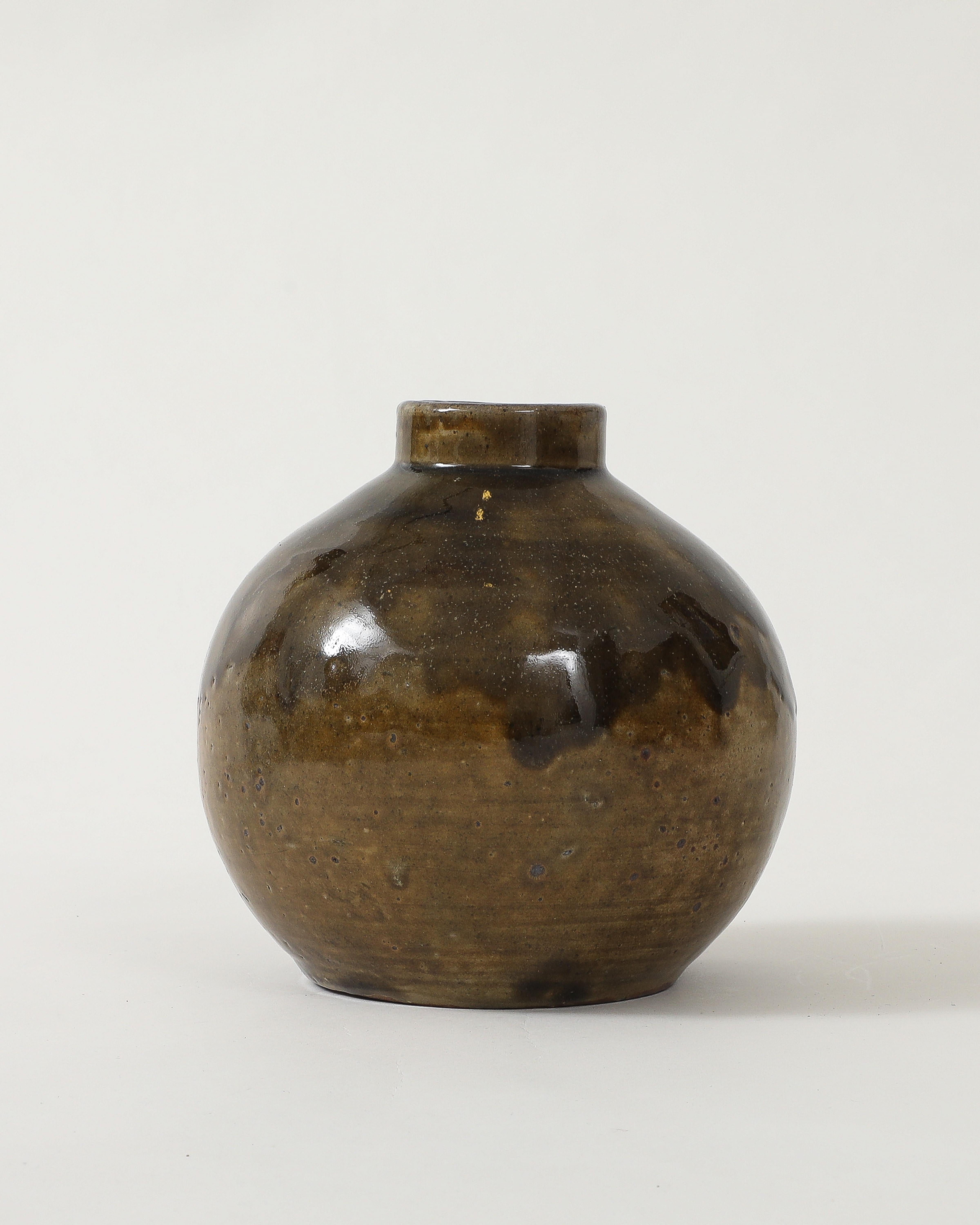 Glazed Ceramic Vase, France, c. 1950 For Sale 1