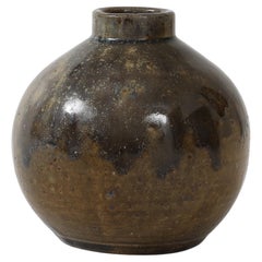 Vase en céramique émaillée, France, vers 1950