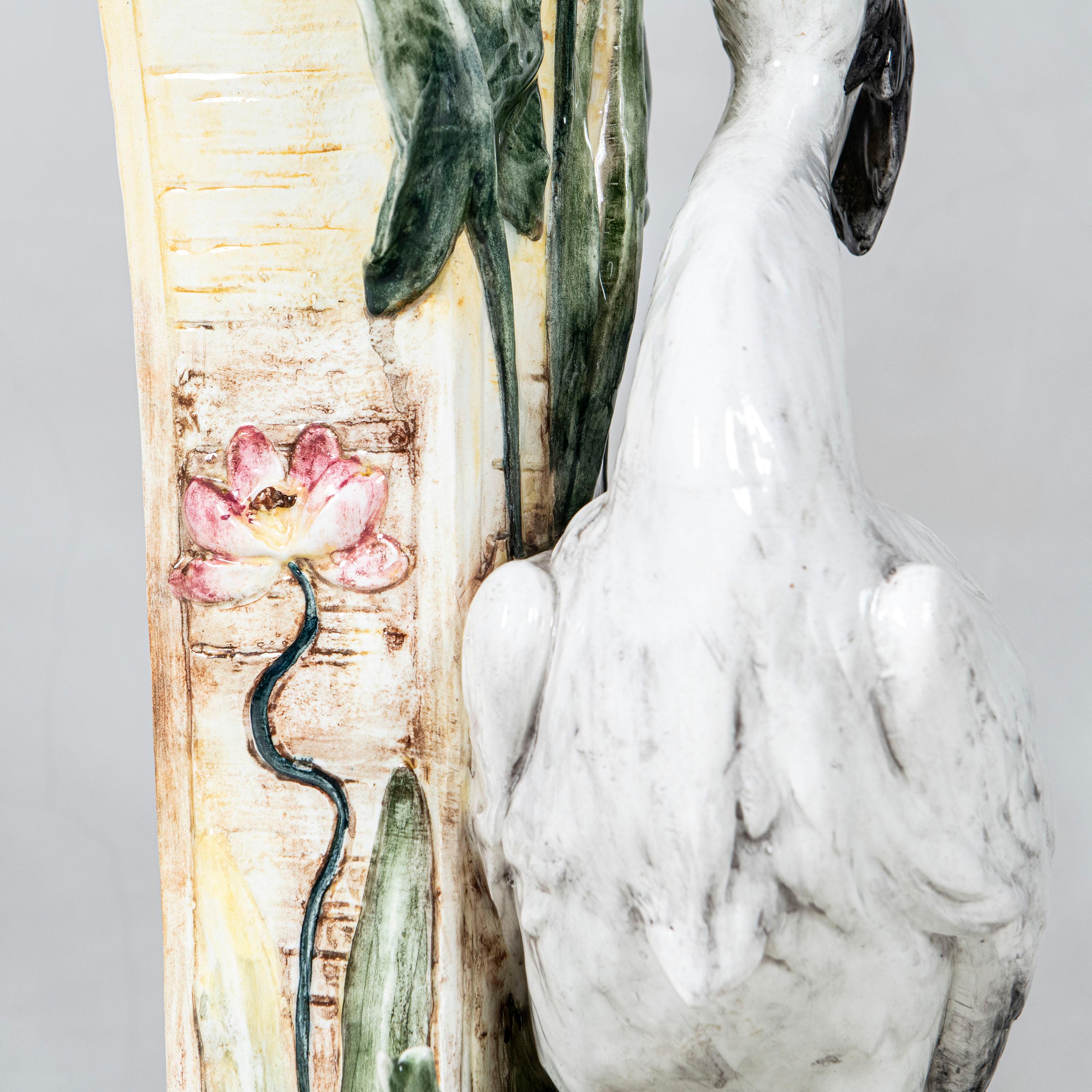 Vase en céramique émaillée. France, fin du 19ème siècle. Bon état - En vente à Buenos Aires, Buenos Aires
