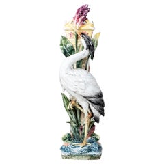 Vase aus glasierter Keramik. Frankreich, Ende des 19. Jahrhunderts.