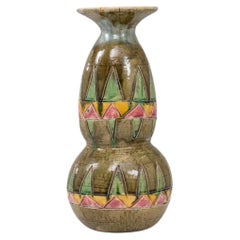 Glazed Ceramic Vase from Belgium, 20th Century, Antique Decor Piece
