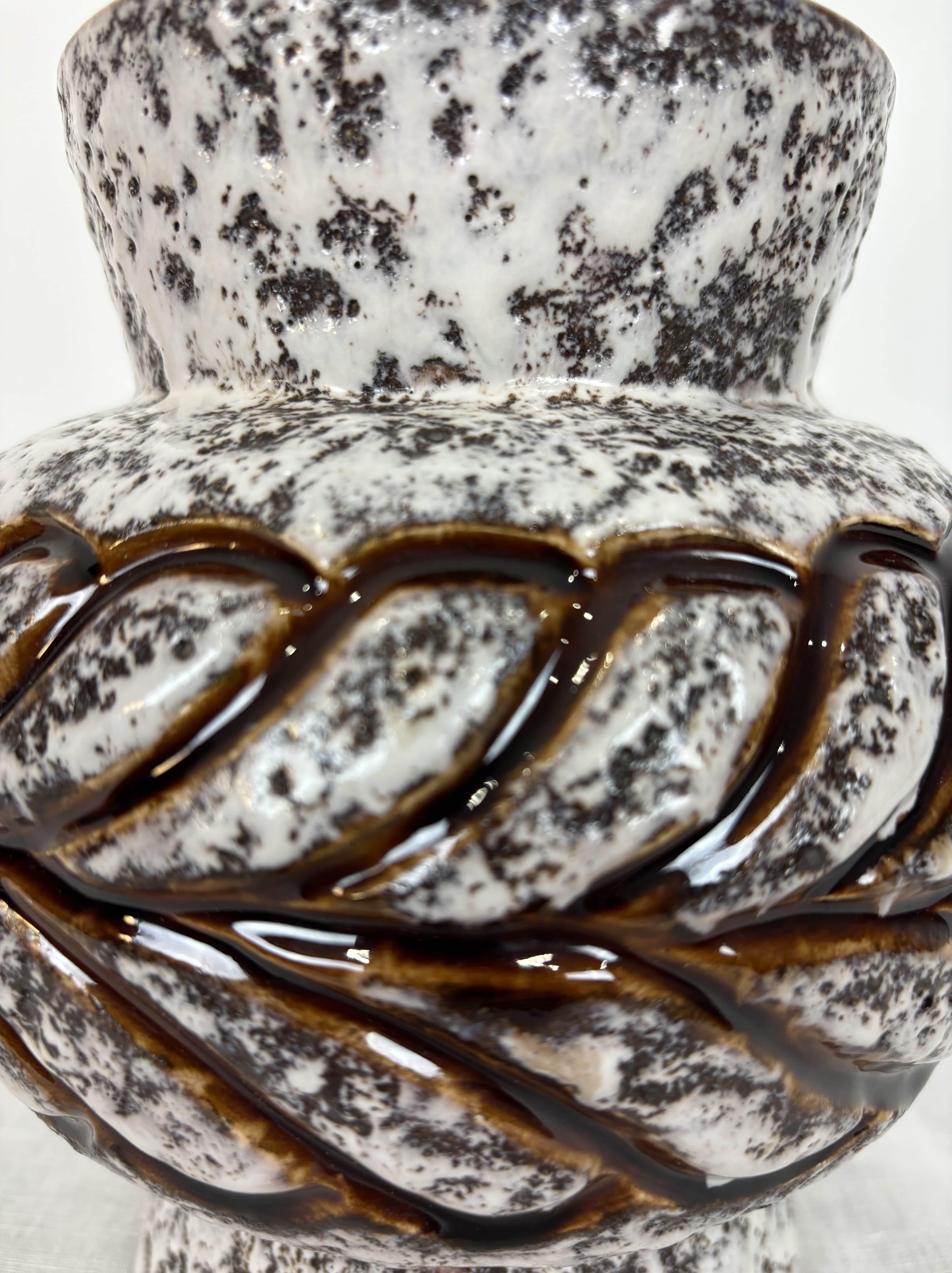 Vaso in ceramica smaltata, Germania, anni '60 In condizioni buone in vendita a RUEIL-MALMAISON, FR