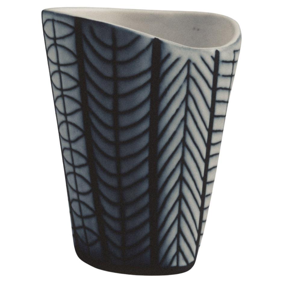 Vaso in ceramica smaltata, Roger Capron, anni 
60