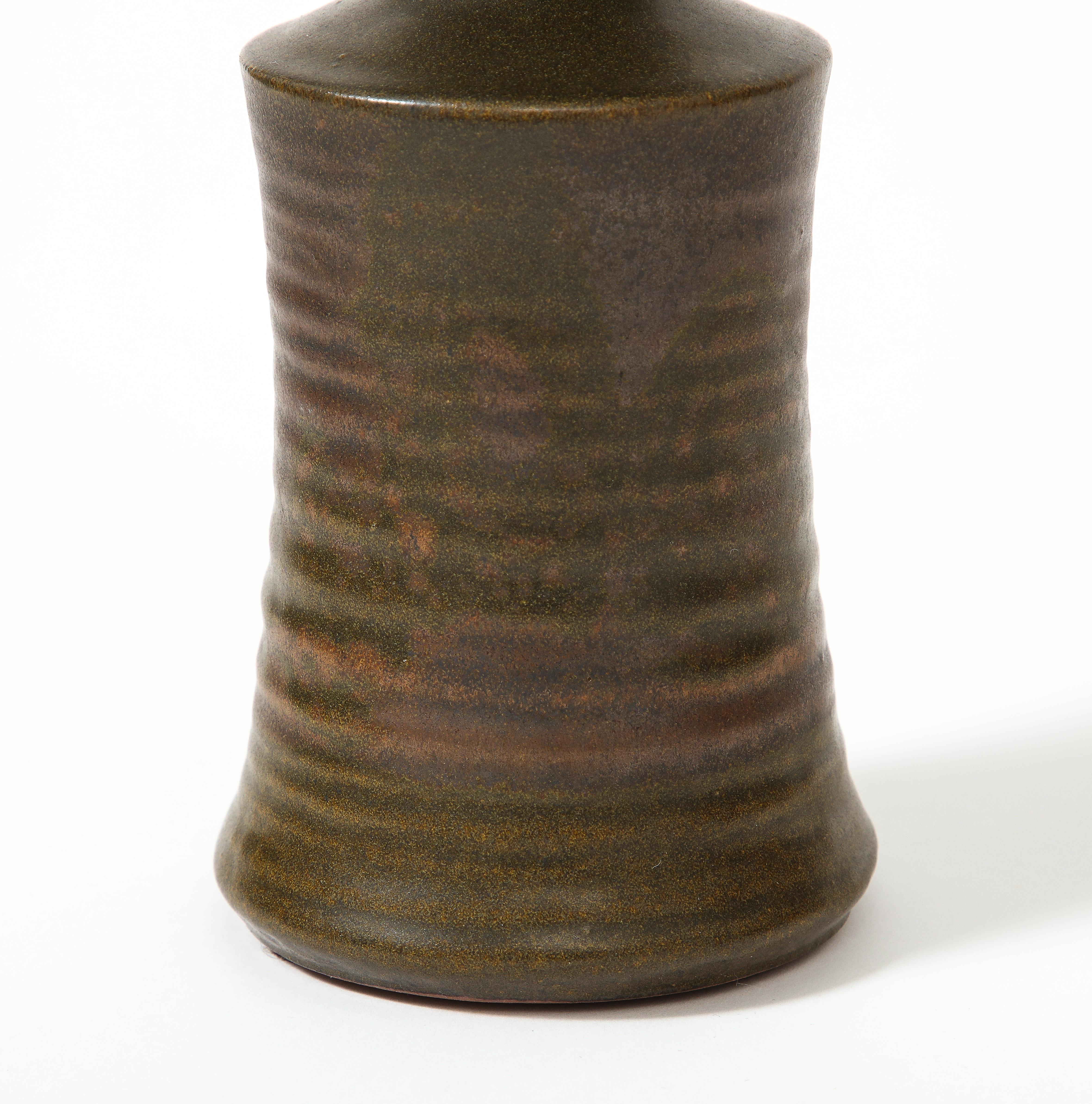 Vernissé Vase en céramique émaillée, États-Unis, vers 1950 en vente