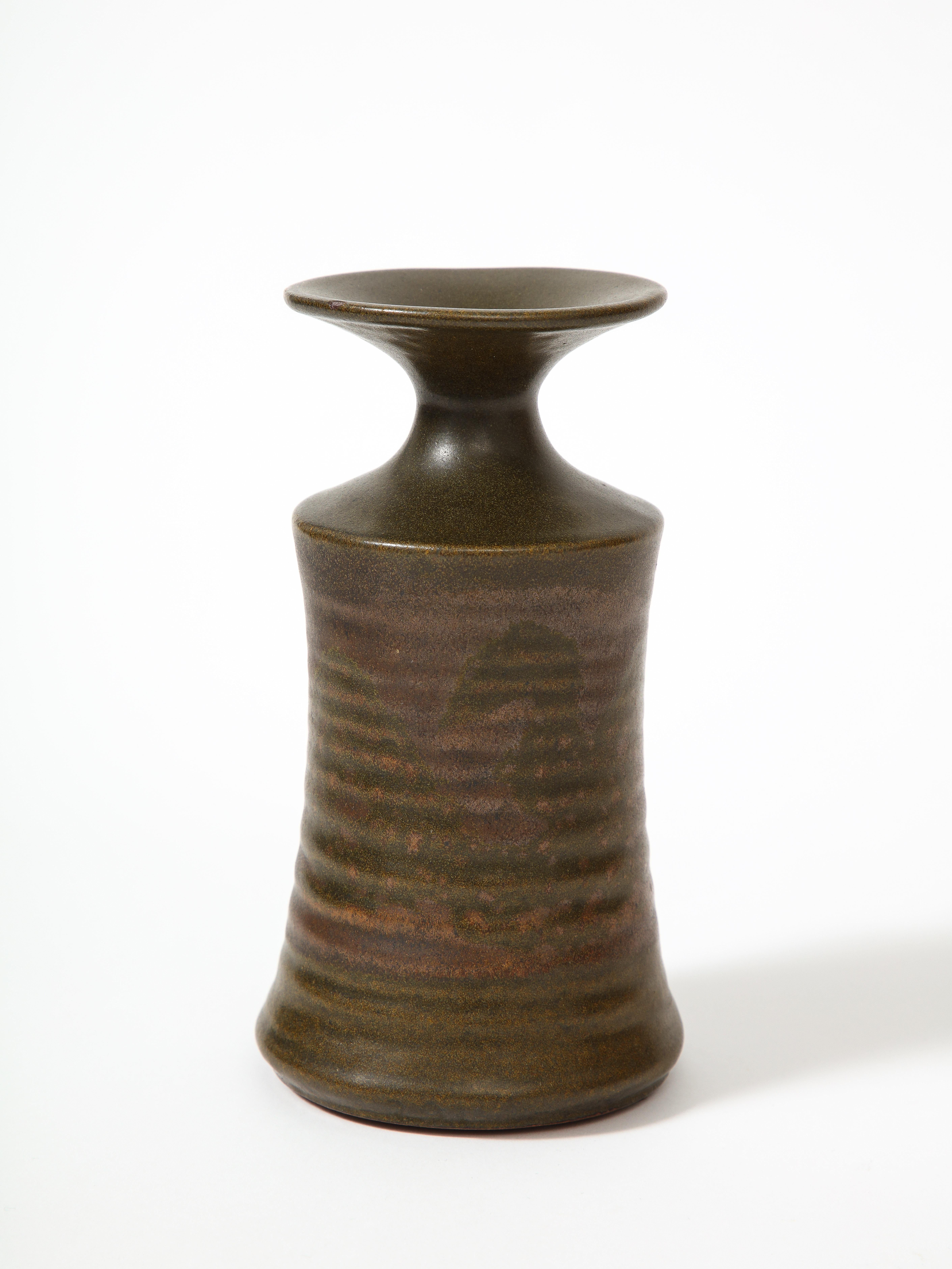 Milieu du XXe siècle Vase en céramique émaillée, États-Unis, vers 1950 en vente