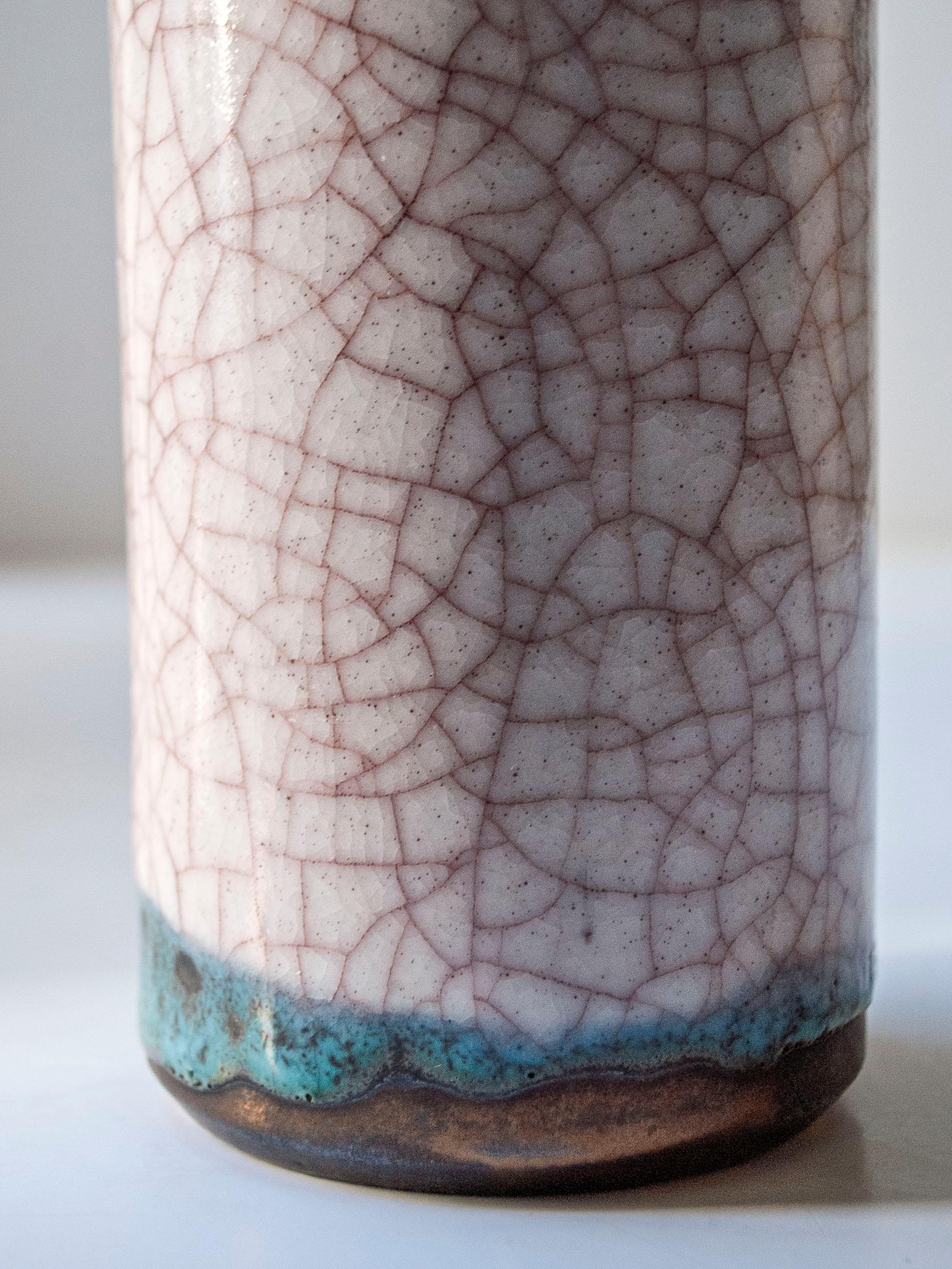 Glazed Ceramic Vase vy Pieter Groeneveldt, The Netherlands, c. 1960 For Sale 4