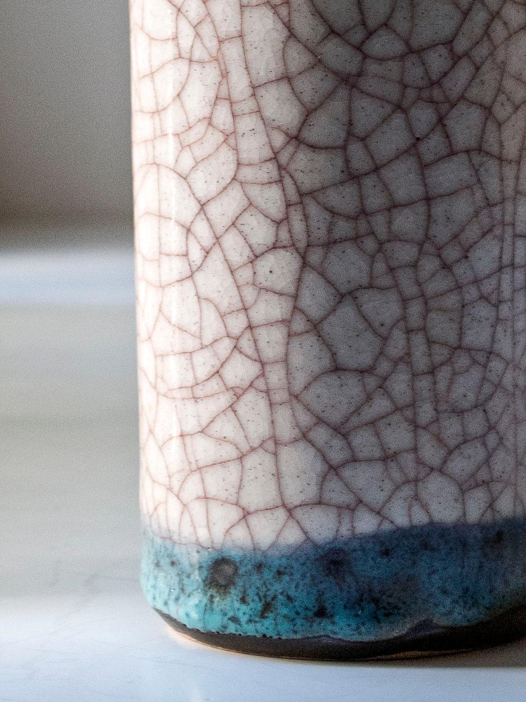 Glazed Ceramic Vase vy Pieter Groeneveldt, The Netherlands, c. 1960 For Sale 6
