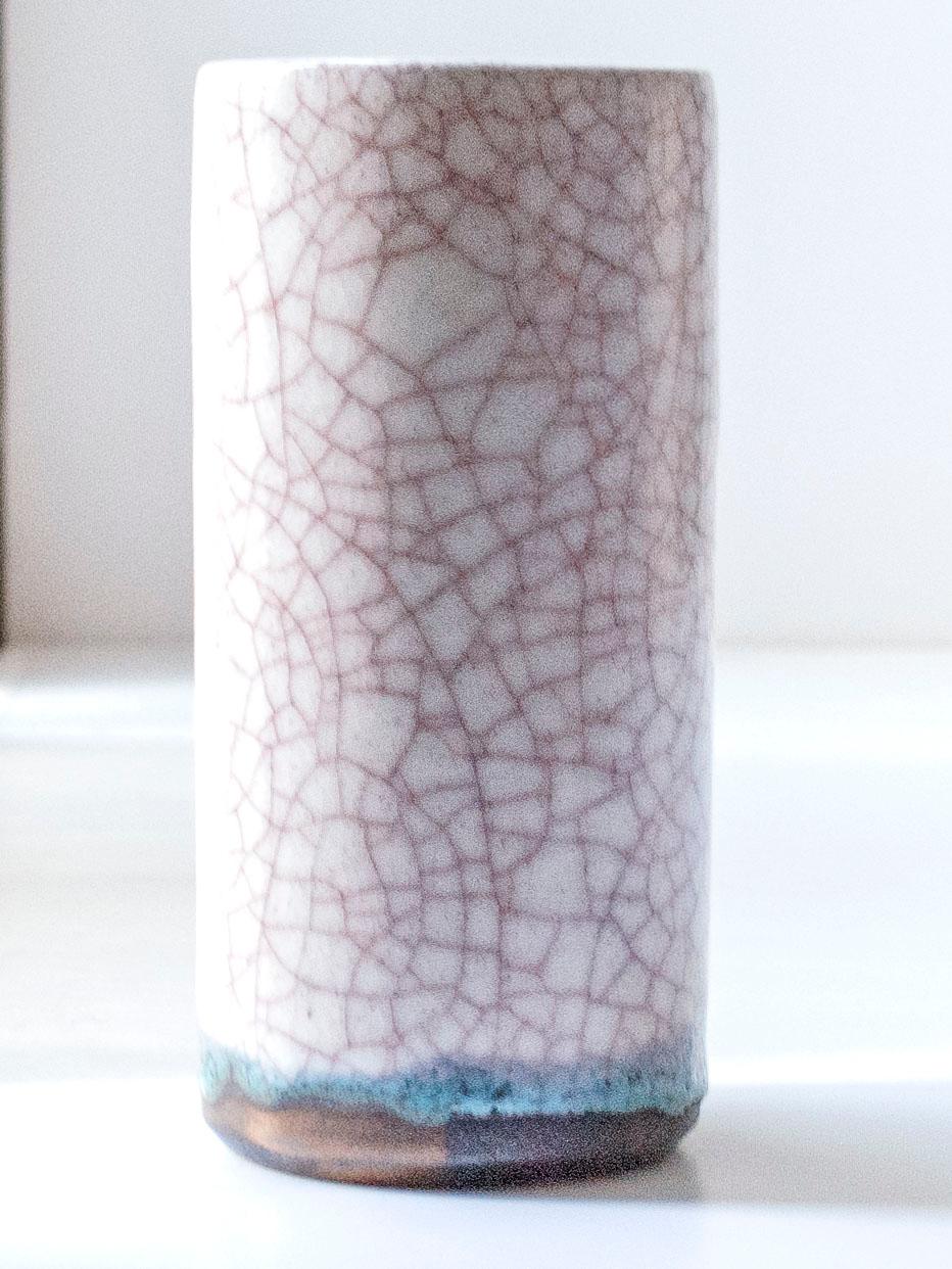 Modern Glazed Ceramic Vase vy Pieter Groeneveldt, The Netherlands, c. 1960 For Sale