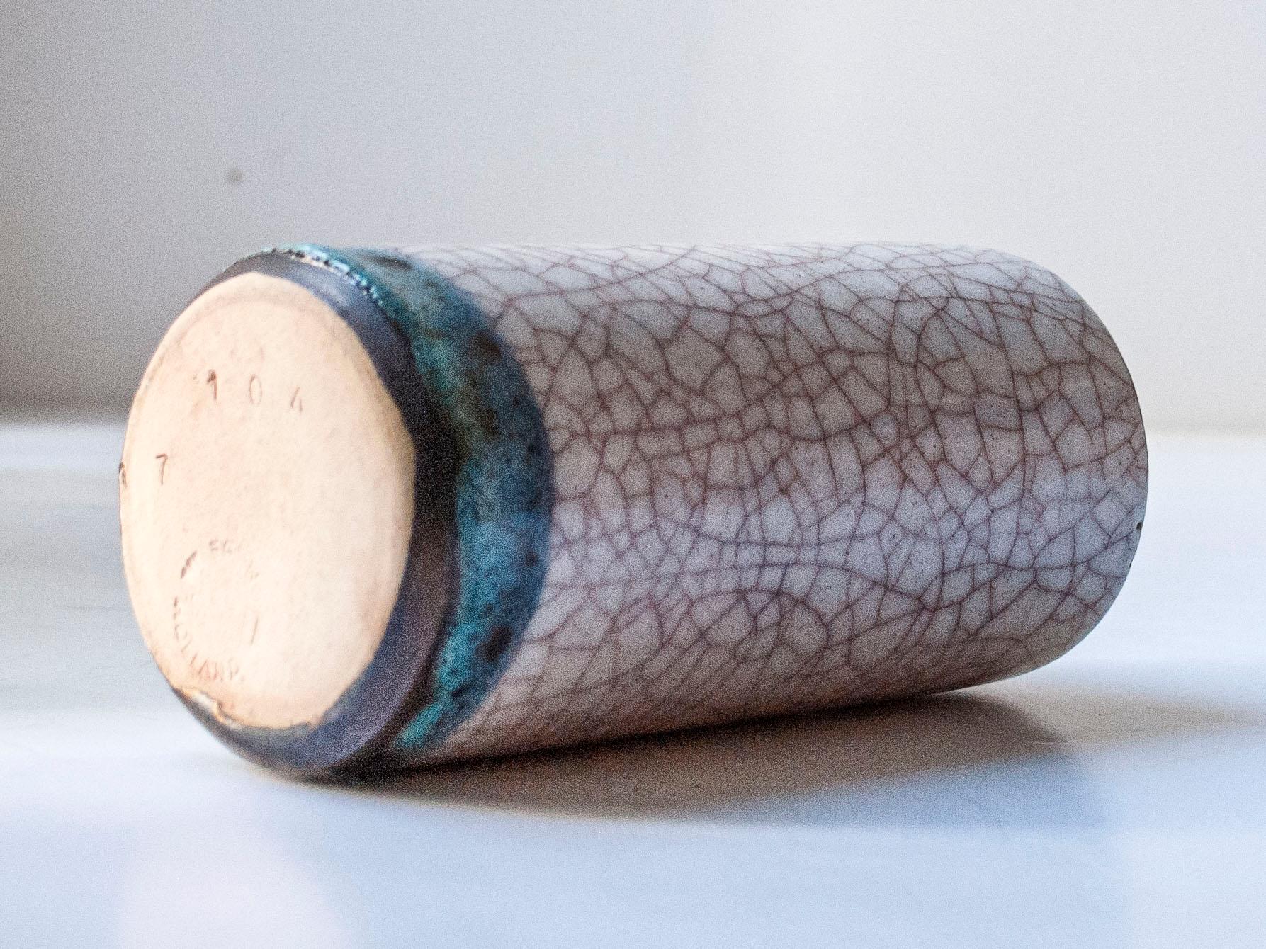 Mid-20th Century Glazed Ceramic Vase vy Pieter Groeneveldt, The Netherlands, c. 1960 For Sale