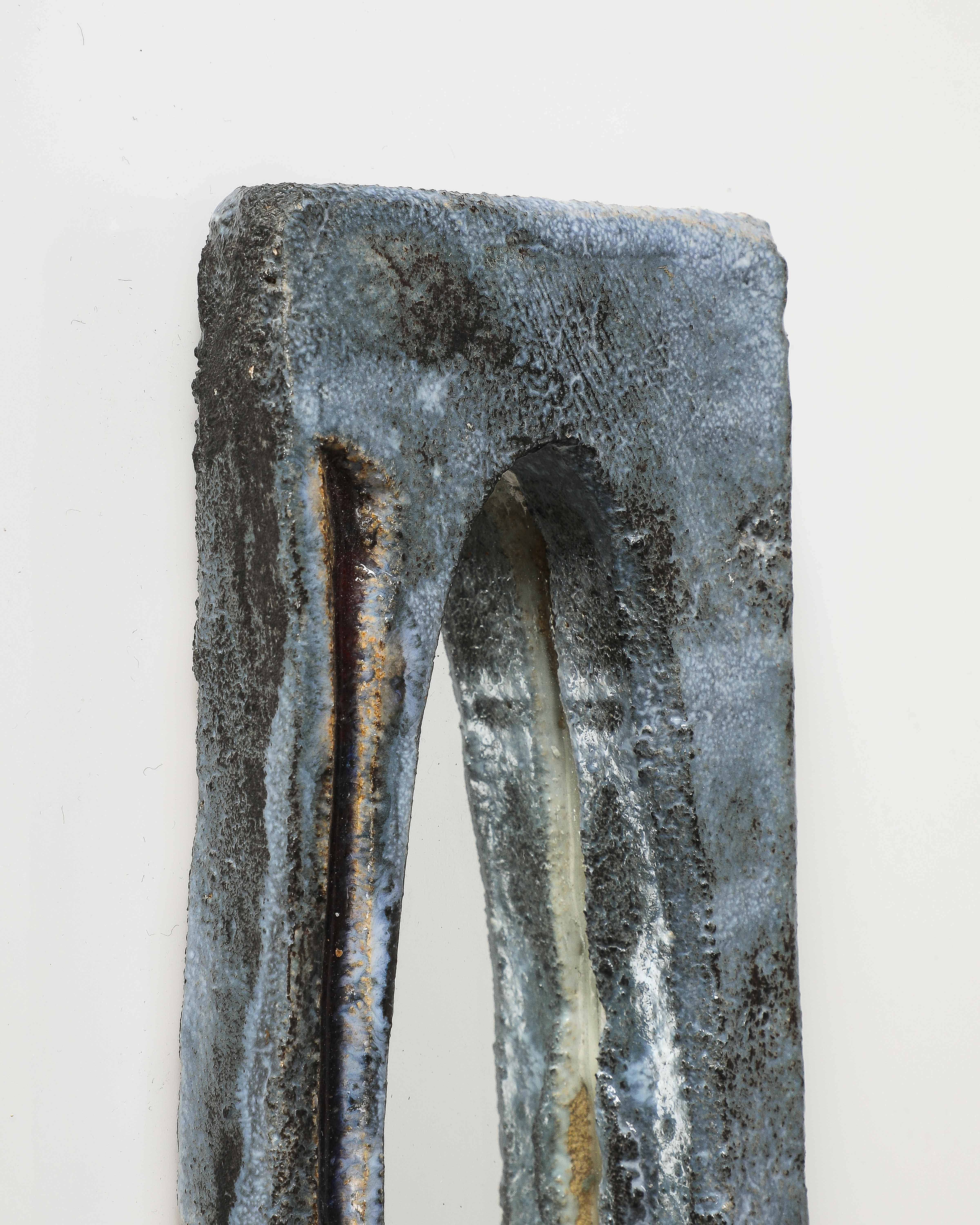 Espejo de pared de cerámica esmaltada, Vallauris, Francia, c. 1960 mediados del siglo XX en venta
