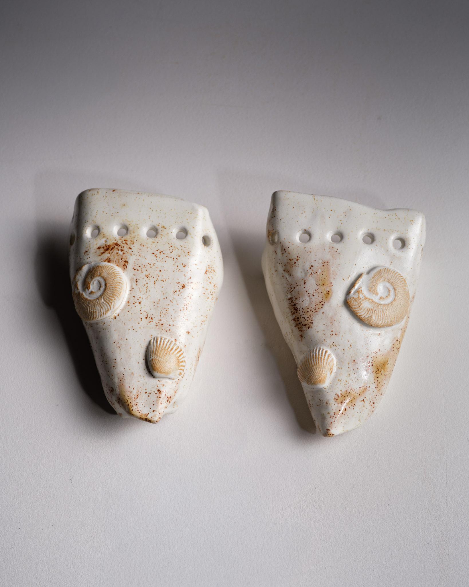 Aplique de cerámica esmaltada de Bérénice Gentil en Bueno estado para la venta en PARIS, FR