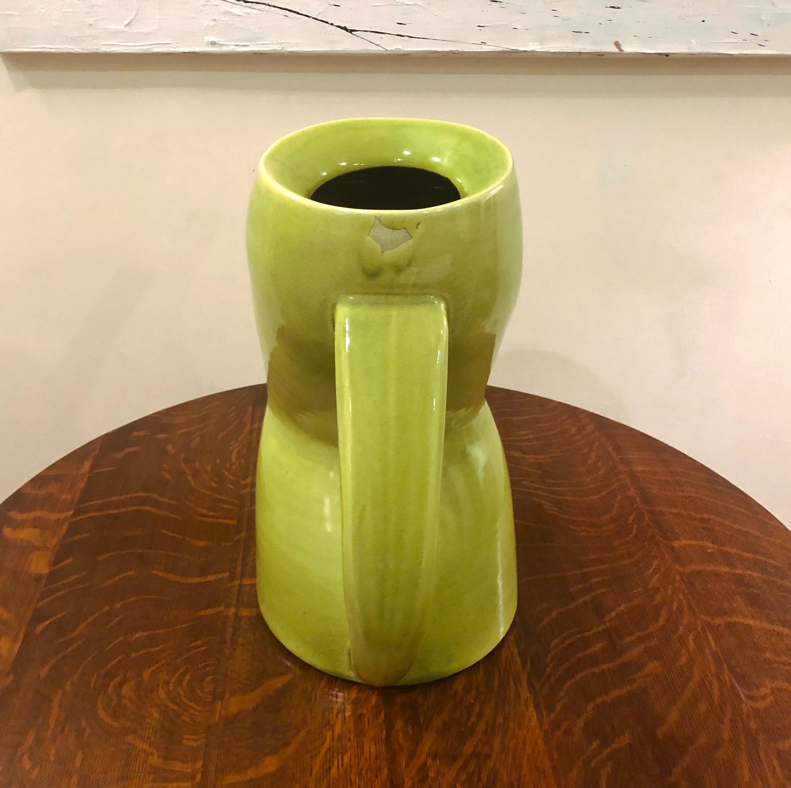 Glazed Ceramic Watering Pitcher Sculpture by Jamie Walker, USA, 1990 6