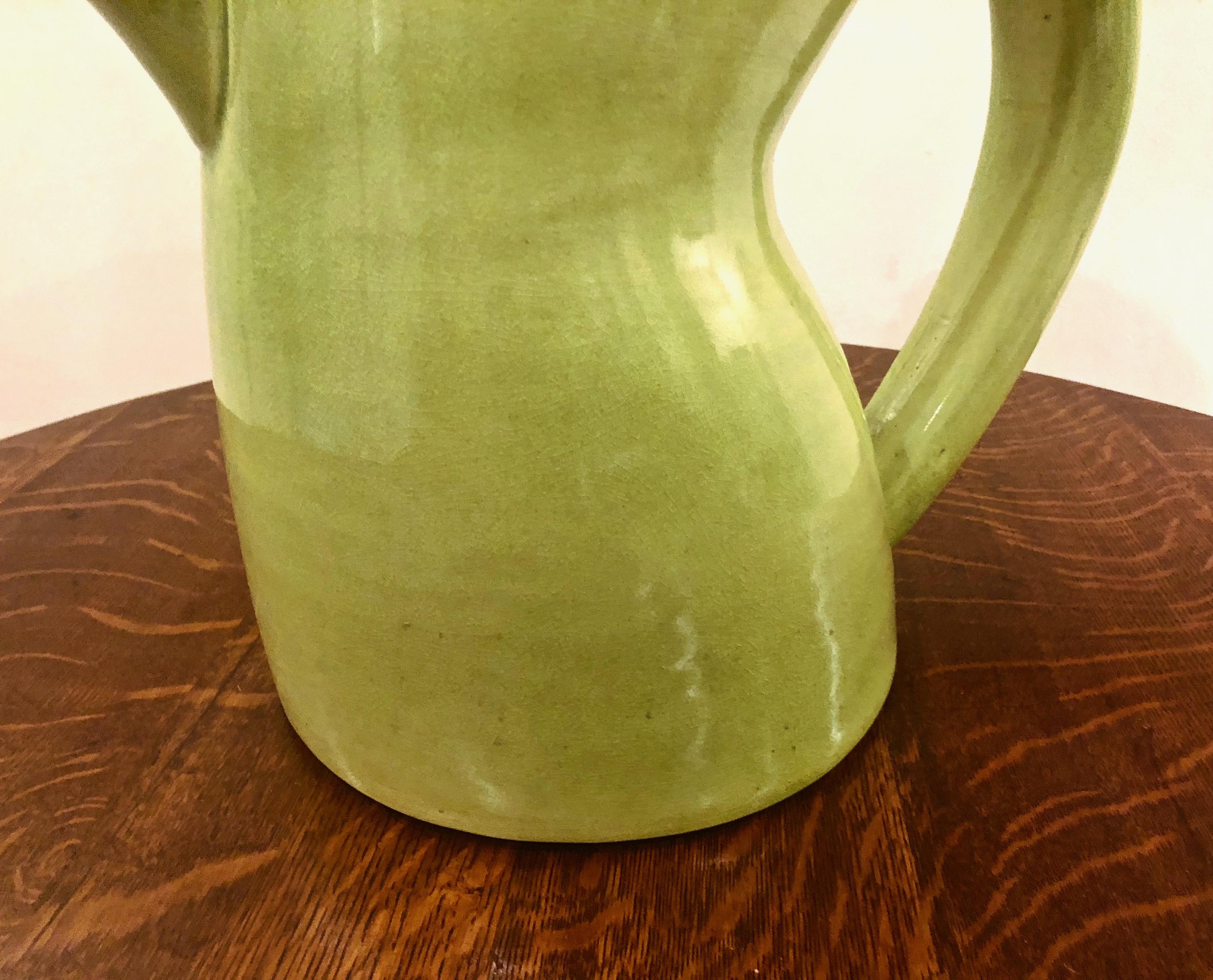 Late 20th Century Glazed Ceramic Watering Pitcher Sculpture by Jamie Walker, USA, 1990