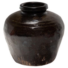 Glazed Chinese Wine Jar, circa 1900