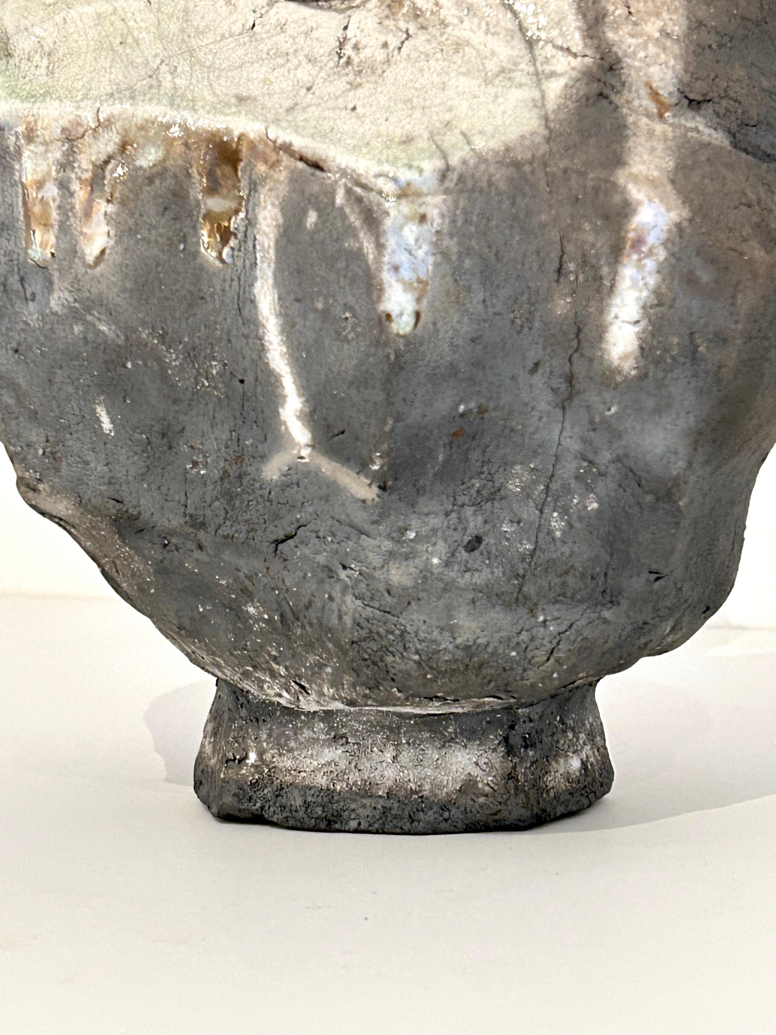 Vaso smaltato crepato di Henrik Folsgaard in vendita 2