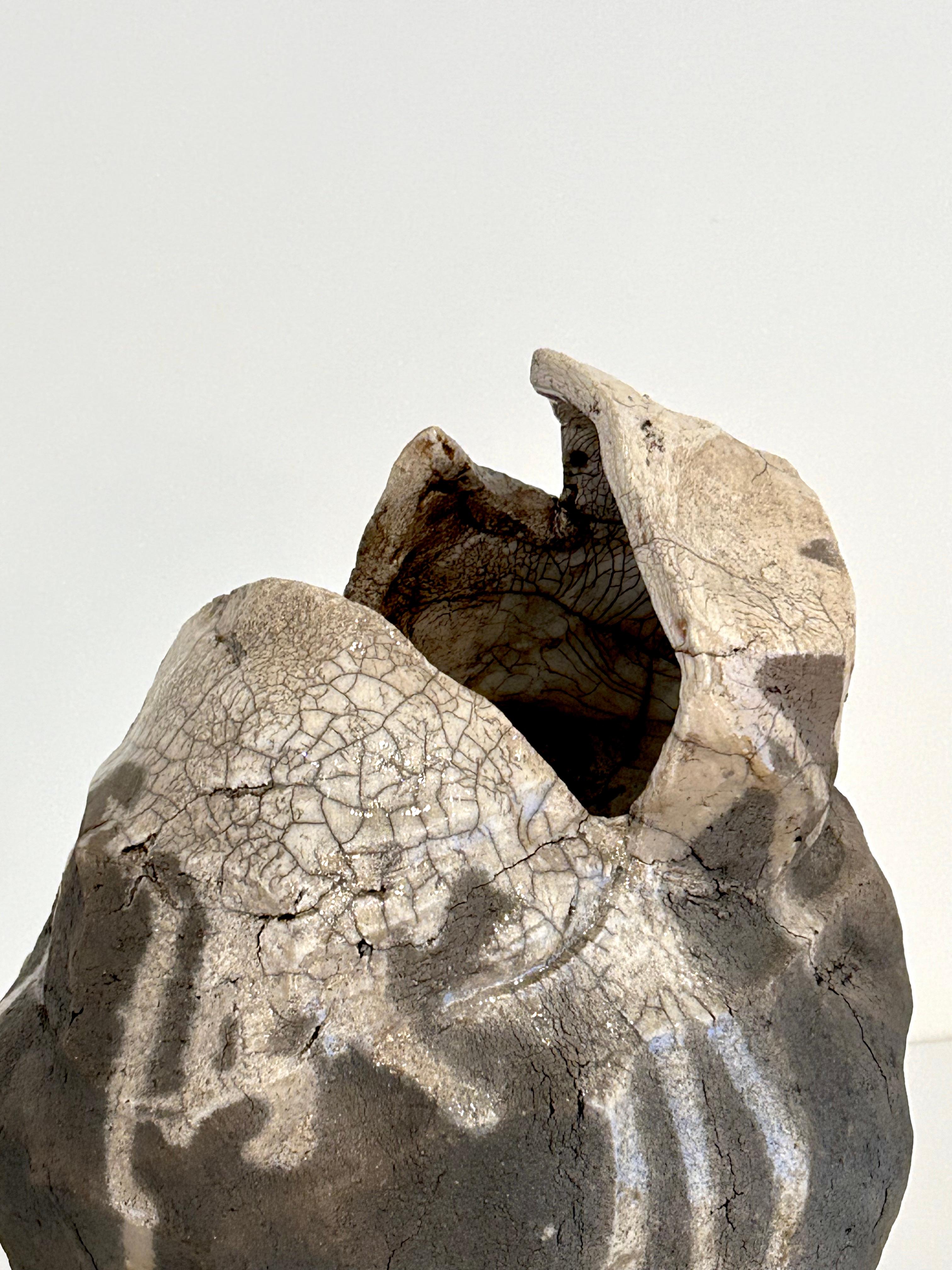 Vaso smaltato crepato di Henrik Folsgaard in vendita 7