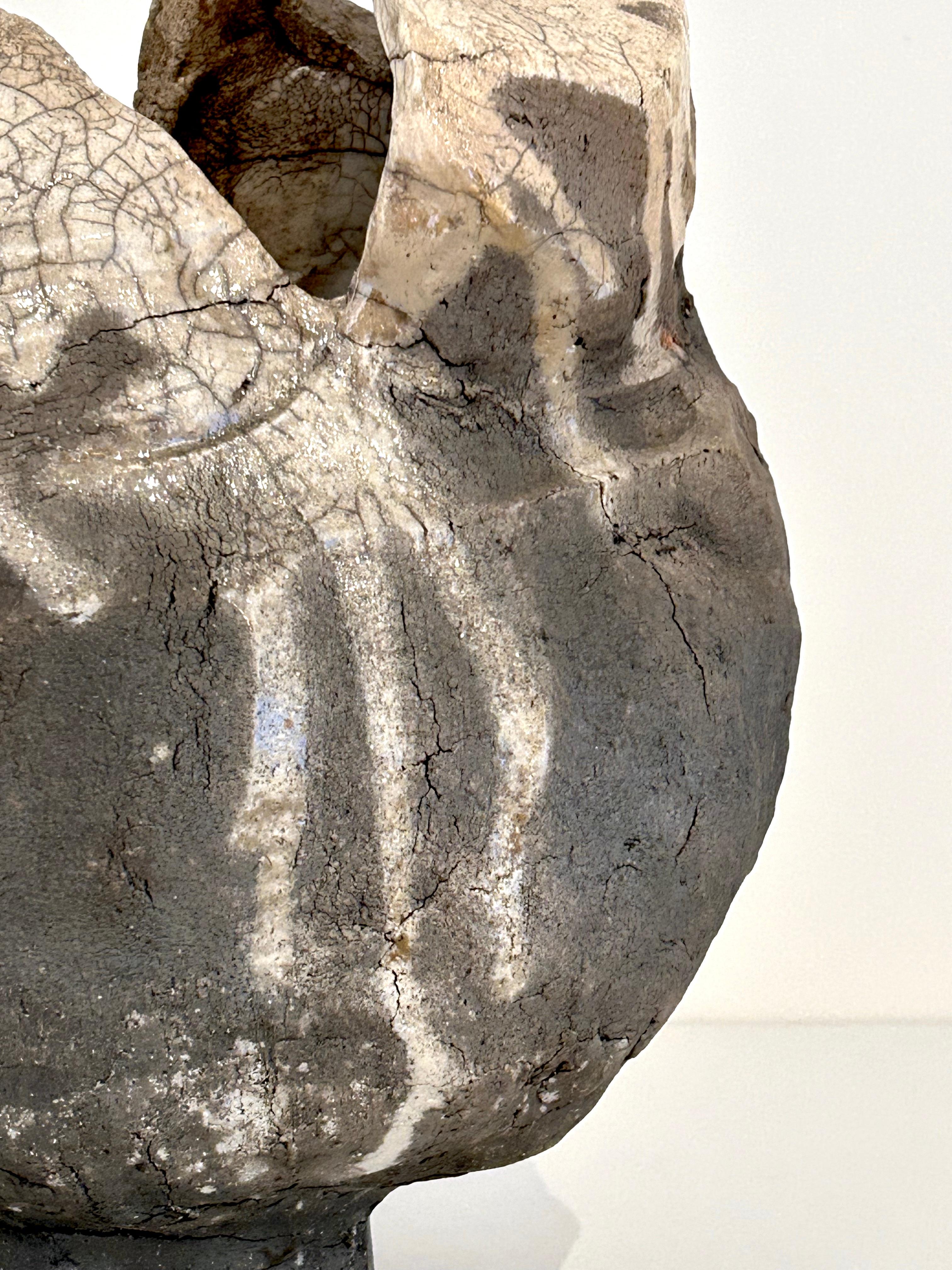 Vaso smaltato crepato di Henrik Folsgaard in vendita 8