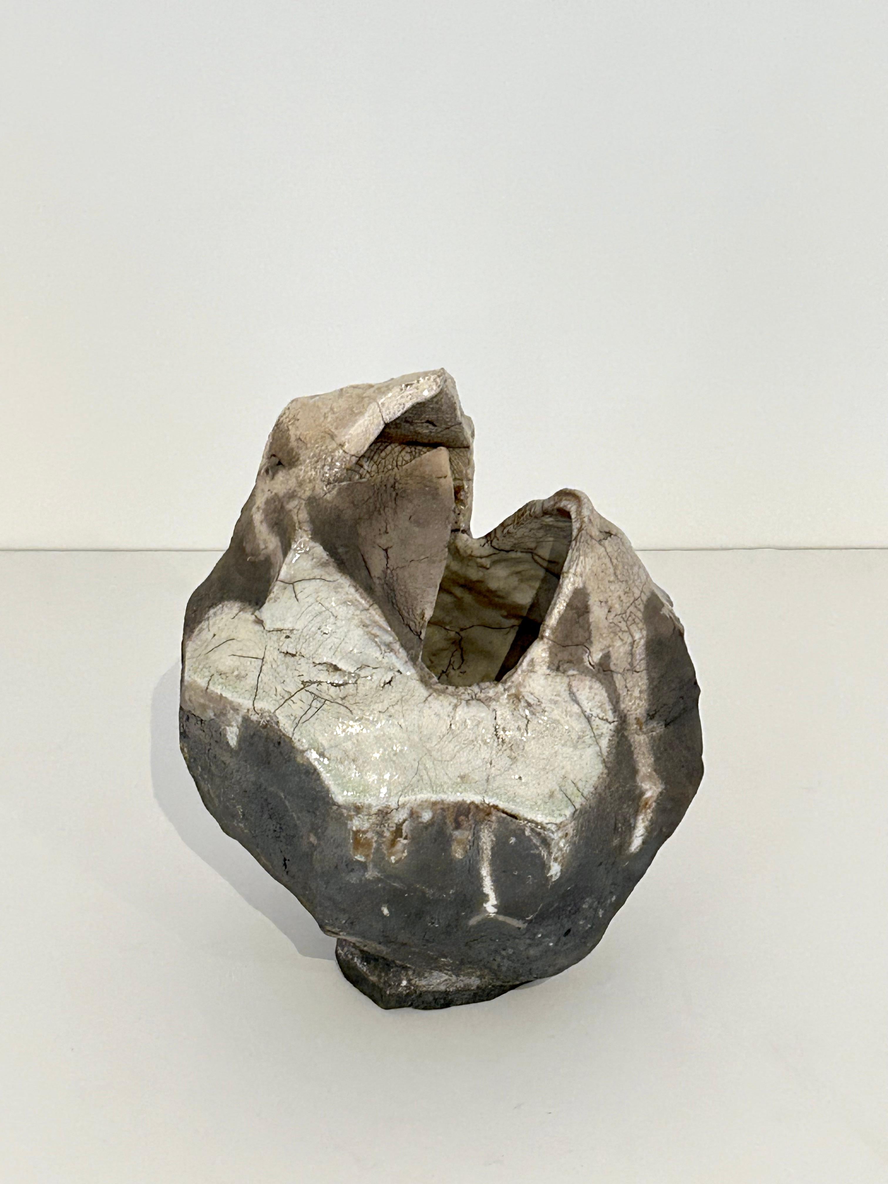 Vaso smaltato crepato di Henrik Folsgaard In condizioni buone in vendita a New York, NY