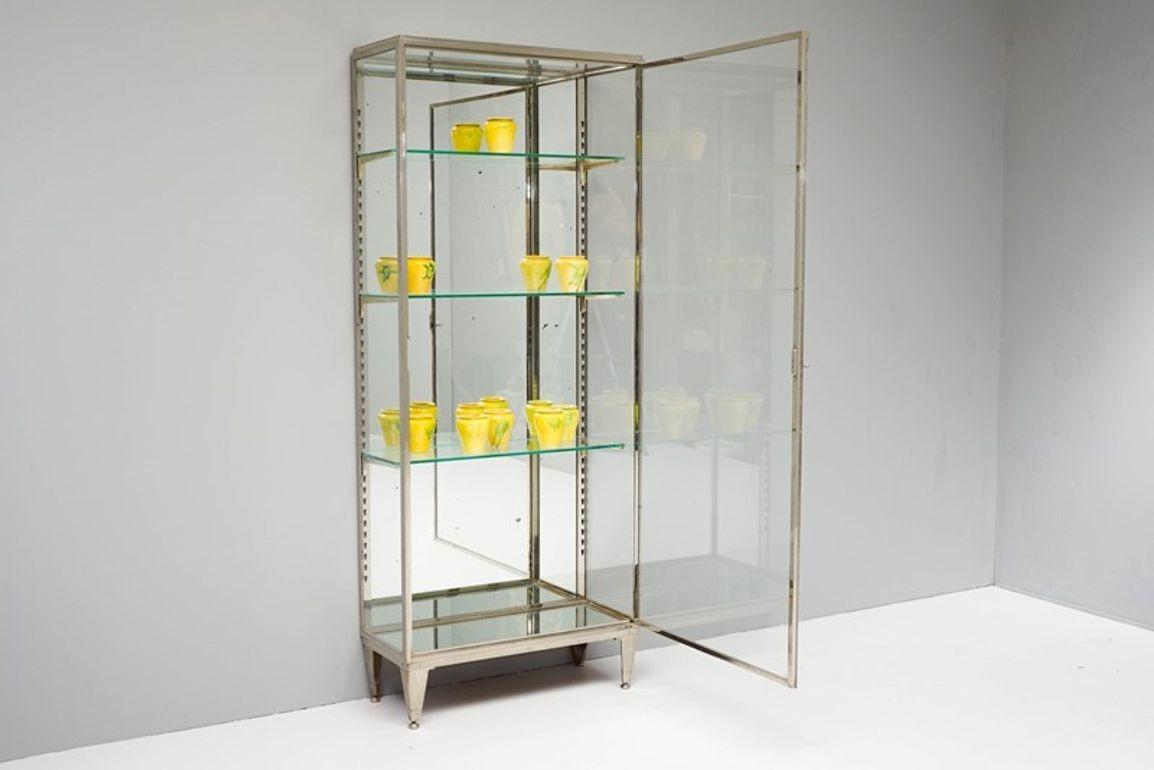 Early 20th Century Glazed Display Cabinet For Sale