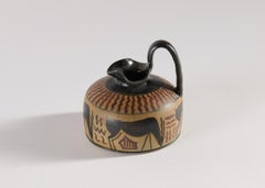 Glazed Grecian-style Pitcher, Ciboure Pottery, France, 1920s