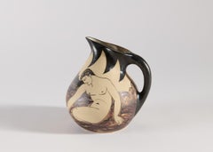 Praktika émaillée de style grec, poterie de Ciboure, France, vers 1930