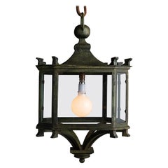 Antique Glazed Hall Lanterns