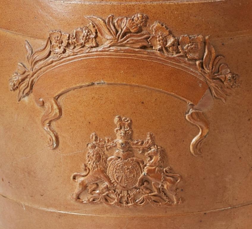 Glazed Ironstone Barrels In Good Condition In Greenwich, CT